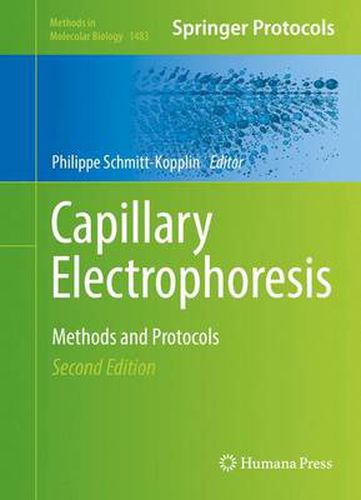 Cover image for Capillary Electrophoresis: Methods and Protocols