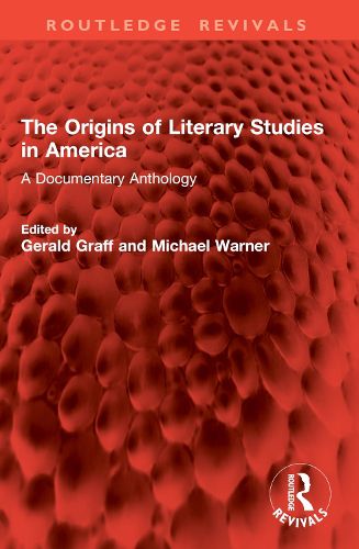 Cover image for The Origins of Literary Studies in America