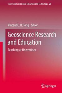 Cover image for Geoscience Research and Education: Teaching at Universities