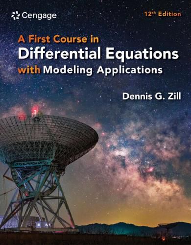 Cover image for A First Course in Differential Equations with Modeling Applications