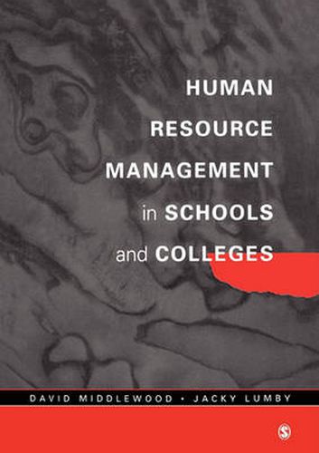 Cover image for Human Resource Management in Schools and Colleges