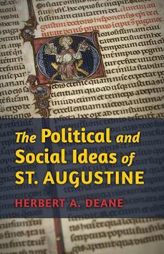 Cover image for The Political and Social Ideas of St. Augustine