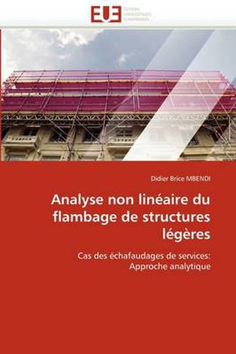 Cover image for Analyse Non Lin Aire Du Flambage de Structures L G Res