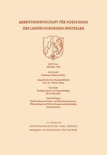 Cover image for Die Bedeutung Der Grundlagenforschung Fur Die Wirtschaft