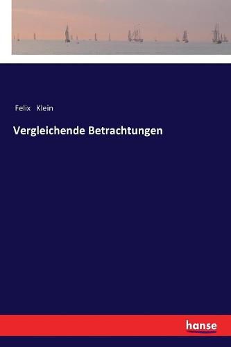 Cover image for Vergleichende Betrachtungen