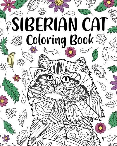 Cover image for Siberian Cat Coloring Book