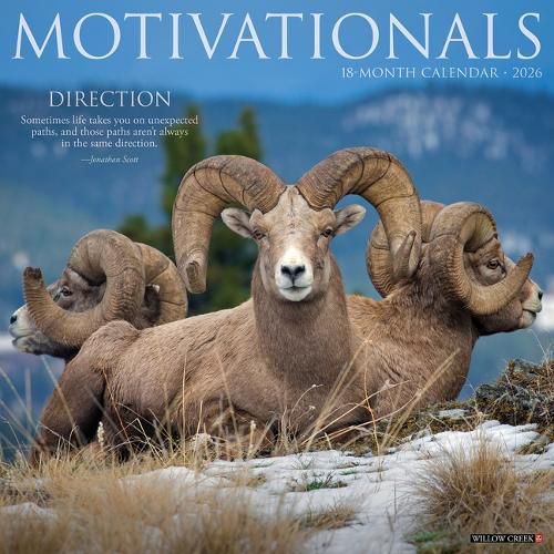 Cover image for Motivationals 2026 12 X 12 Wall Calendar