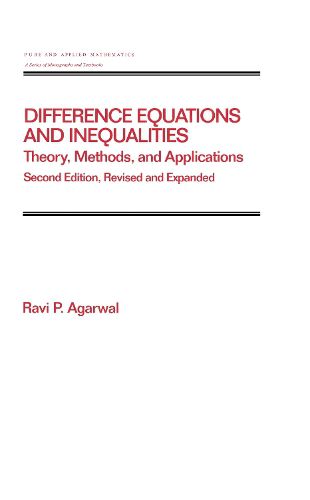 Cover image for Difference Equations and  Inequalities: Theory, Methods, and Applications