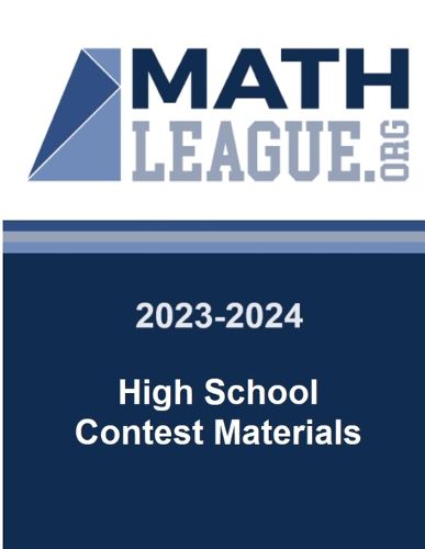 Cover image for 2023-2024 High School Contest Materials