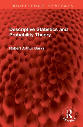 Cover image for Descriptive Statistics and Probability Theory