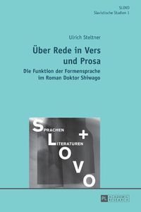 Cover image for Ueber Rede in Vers Und Prosa: Die Funktion Der Formensprache Im Roman Doktor Shiwago