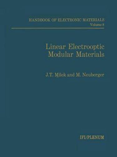 Cover image for Linear Electrooptic Modular Materials