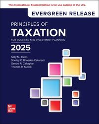Cover image for Principles of Taxation for Business and Investment Planning 2025 ISE