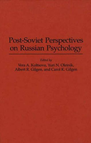 Cover image for Post-Soviet Perspectives on Russian Psychology