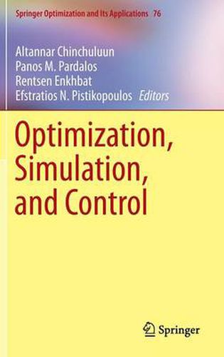 Cover image for Optimization, Simulation, and Control
