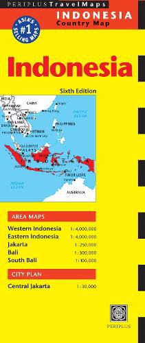 Cover image for Indonesia Travel Map Sixth Edition