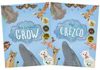 Cover image for This Is How I Grow English and Spanish Paperback Duo