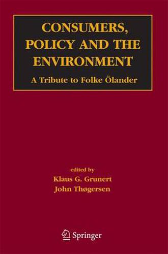 Cover image for Consumers, Policy and the Environment: A Tribute to Folke OElander