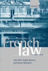 Cover image for Principles of French Law