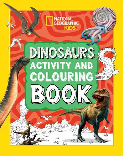 Cover image for Dinosaurs Activity and Colouring Book