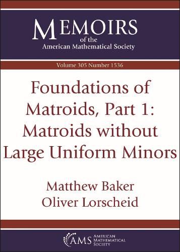 Cover image for Foundations of Matroids, Part 1