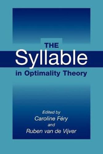 Cover image for The Syllable in Optimality Theory