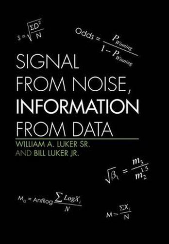 Cover image for Signal from Noise, Information from Data