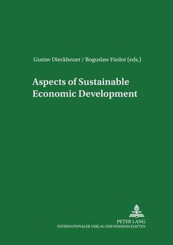 Cover image for Aspects of Sustainable Economic Development