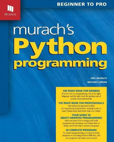 Cover image for Murach's Python Programming