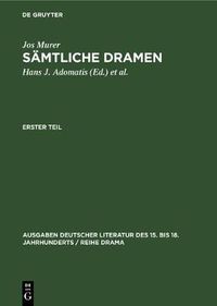 Cover image for Samtliche Dramen