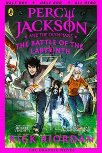 Cover image for The Battle of the Labyrinth: The Graphic Novel (Percy Jackson Book 4)