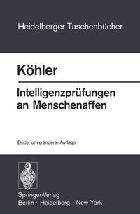 Cover image for Intelligenzprufungen an Menschenaffen