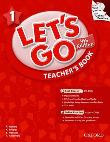 Cover image for Let's Go: 1: Teacher's Book With Test Center Pack