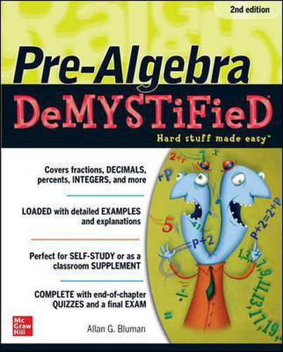 Cover image for Pre-Algebra DeMYSTiFieD, Second Edition