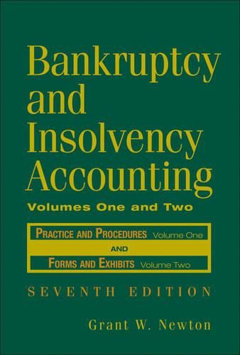 Bankruptcy and Insolvency Accounting