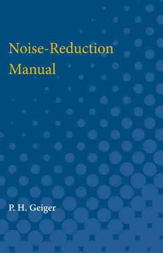 Cover image for Noise-Reduction Manual