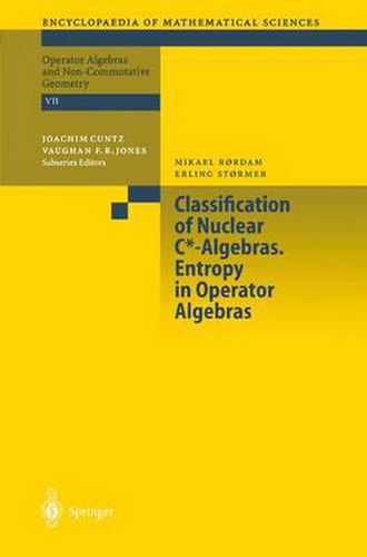 Cover image for Classification of Nuclear C*-Algebras. Entropy in Operator Algebras