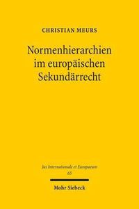 Cover image for Normenhierarchien im europaischen Sekundarrecht