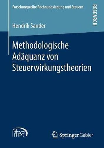 Cover image for Methodologische Adaquanz von Steuerwirkungstheorien
