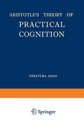 Cover image for Aristotle's Theory of Practical Cognition