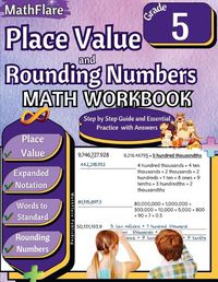 Cover image for Place Value and Expanded Notations Math Workbook 5th Grade