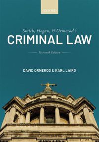 Cover image for Smith, Hogan, and Ormerod's Criminal Law