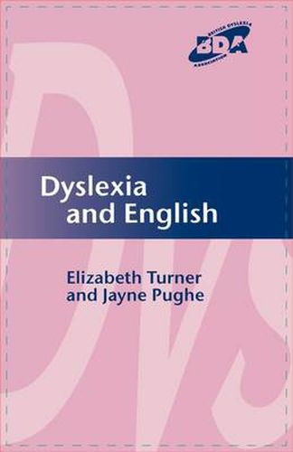 Cover image for Dyslexia and English