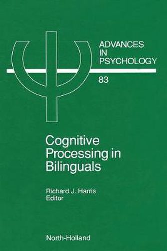 Cover image for Cognitive Processing in Bilinguals