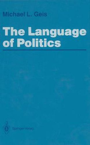 Cover image for The Language of Politics