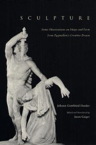 Cover image for Sculpture: Some Observations on Shape and Form from Pygmalion's Creative Dream