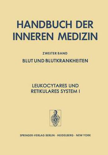 Cover image for Leukocytares Und Retikulares System I