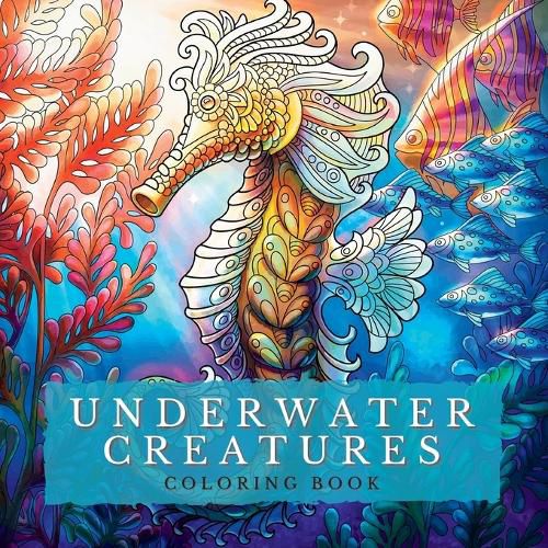 Cover image for Underwater Creatures Coloring Book