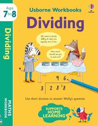 Cover image for Usborne Workbooks Dividing 7-8