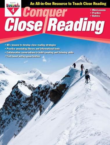 Cover image for Conquer Close Reading Grade 4 Teacher Resource